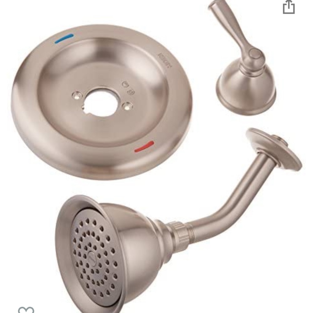 MOEN Brushed Nickel Shower Set- Banbury 82912SRN - Picture 14 of 14